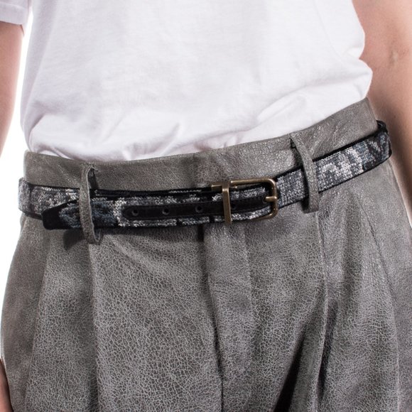 DOLCE & GABBANA BLACK CLASSIC BELT | WOMENS SIZE 95CM main image 3